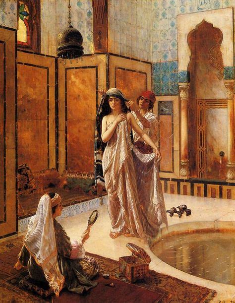 The Harem Bath Painting Reproductions Painting Art Painting