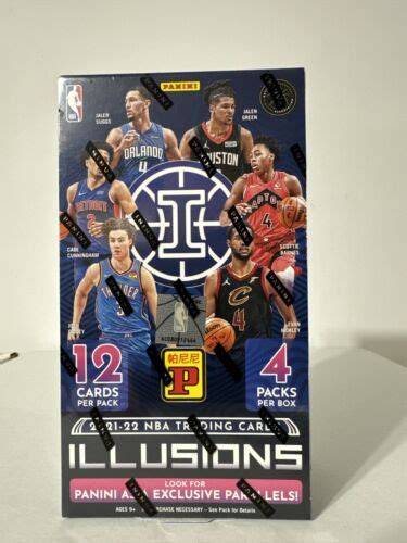 2021 22 Panini Illusions Basketball NBA Asia TMALL Factory Sealed Hobby