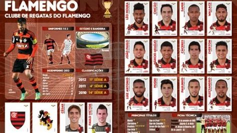 Lbum De Figurinhas Do Brasileiro Lan Ado Flamengo Como Pentacampe O