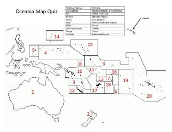 Oceania Map Quiz