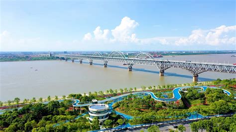 jiujiang section  yangtze river park boosts ecology protects