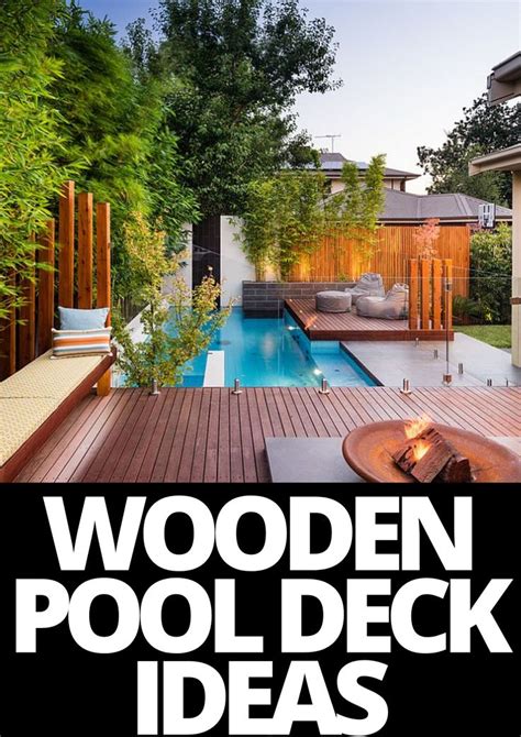 Wooden Pool Deck Designs | Wooden pool deck, Wooden pool, Wood pool deck