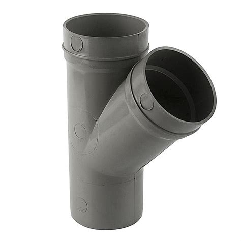 City Plumbing Ltd Mm Double Socket Y Branch Grey