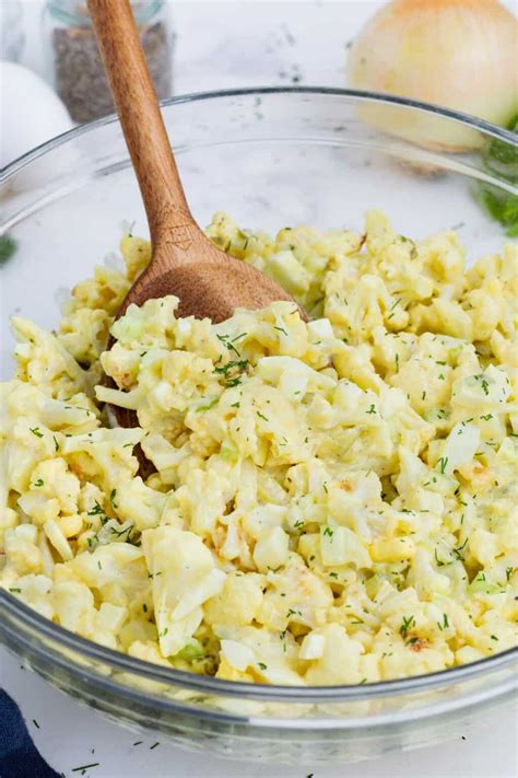 Cauliflower Potato Salad Recipe Evolving Table