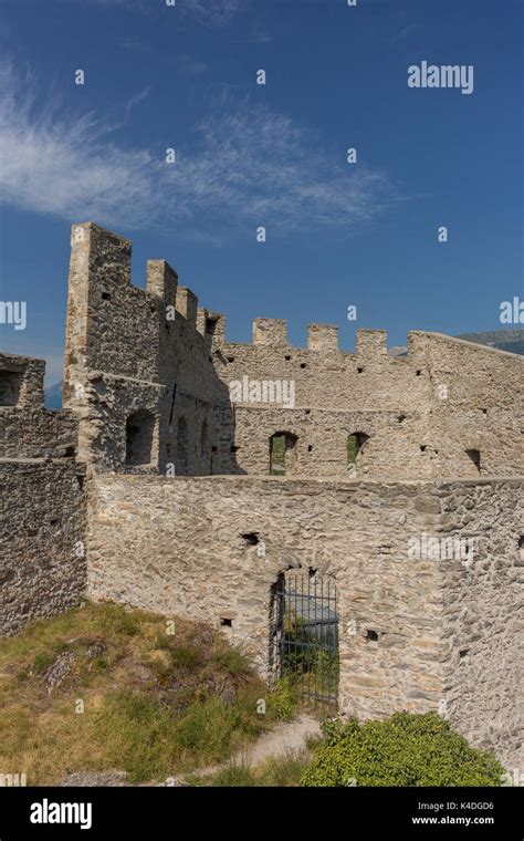 SION, SWITZERLAND - Tourbillon Castle Stock Photo - Alamy