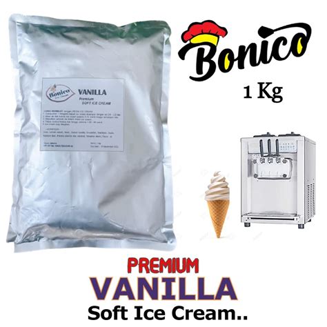 Jual BONICO VANILLA SOFT ICE CREAM POWDER 1kg PREMIUM RESTO Premix