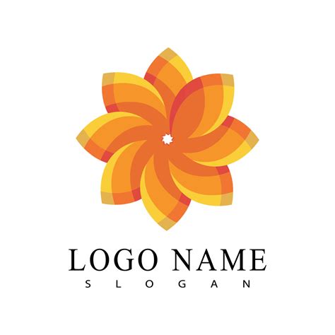 flower logo illustration vector design 14668091 Vector Art at Vecteezy