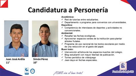 Estas son las propuestas de los candidatos para la personería y