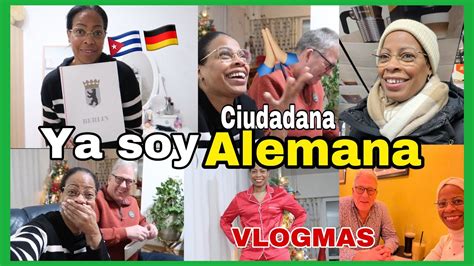 VLOGMAS 21MI GRAN LOGRORECIBI LA CIUDADANIA ALEMANAMI ESPOSO HABLA