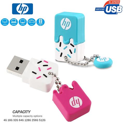 Hp Usb Gb Gb Gb Helado Flash Drive De Dibujos Animados De