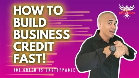 How To Build Business Credit Fast Youtube