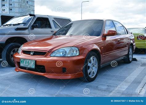 Honda Civic At East Side Collective Car Meet In San Juan Philippines Editorial Photography