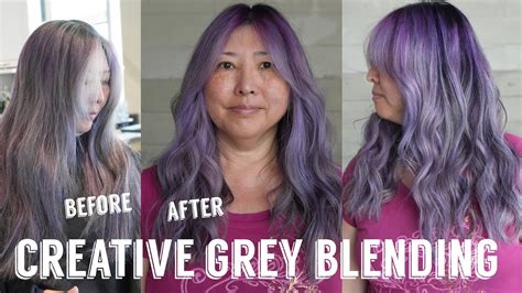 Hair Transformations With Lauryn Grey Blending With Pastel Purple Ep