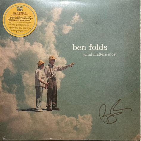 Ben Folds What Matters Most Vinyl Limited Edition Stereo Flexi