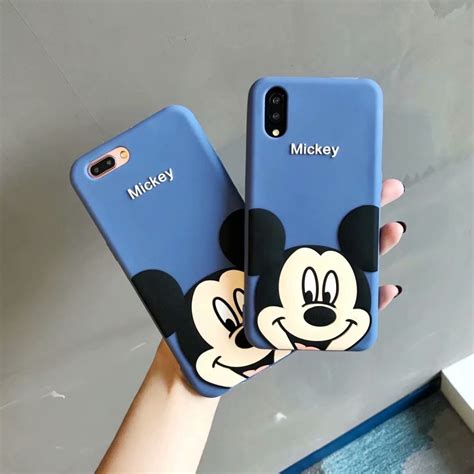 Cute Cartoon Blue Mickey Silicone Soft Case For Vivo Y Y Y Y