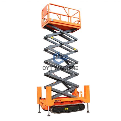 Self Propelled Crawler Scissor Lift Rough Terrain Tracked Scissor Lift