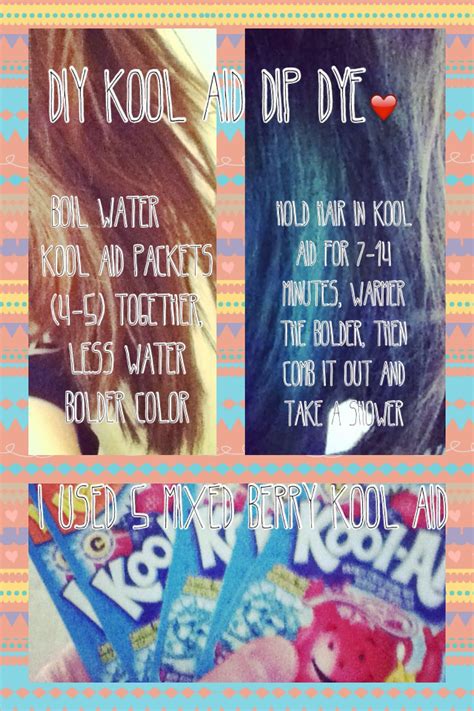 Diy Kool Aid Hair Kool Aid Hair Kool Aid Diy Hair Dye