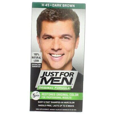 Just For Men Original Formula Hair Color Dark Brown H 45 885425255538