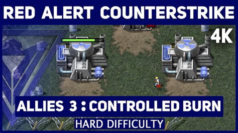 Red Alert Counterstrike Remastered 4K Allies Mission 3 Controlled