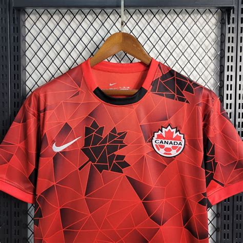 2023 Canada Red Soccer Jersey Jersey Soccer Jersey Yupoo
