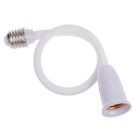 Flexible Light Bulb Lamp Socket Adapter Extenderadjustable Bulb Socket