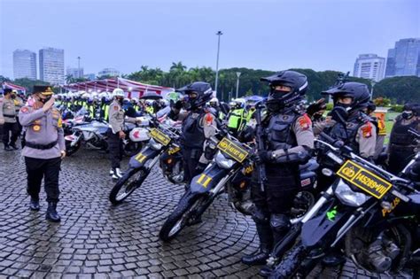 Hut Ke Bhayangkara Anggota Polda Metro Jaya Naik Pangkat