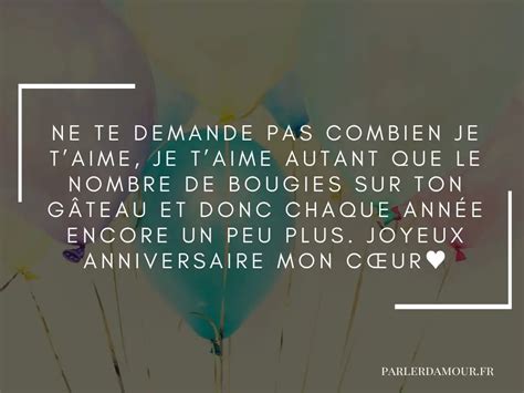 Joyeux Anniversaire Mon Amour Texte Touchant Des Id Es Pour