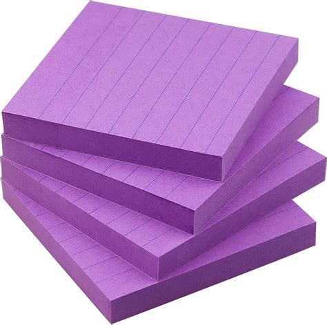 Amazon Early Buy Pads Lined Sticky Notes With Lines X Self