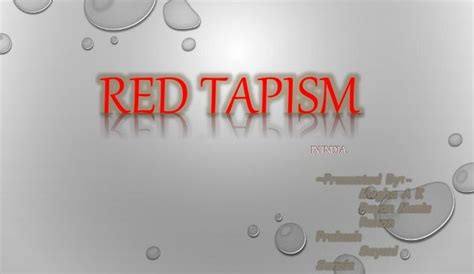 Red Tapism