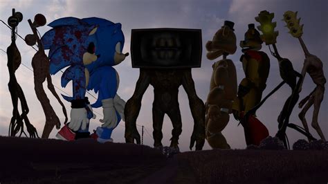 Team Siren Head Vs Team Sonic Vs Team Megahorn Vs Team Glamrock Freddy