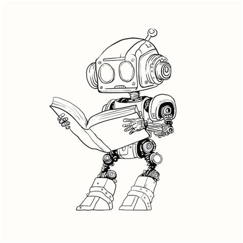 57,000+ Robot Line Drawing Pictures