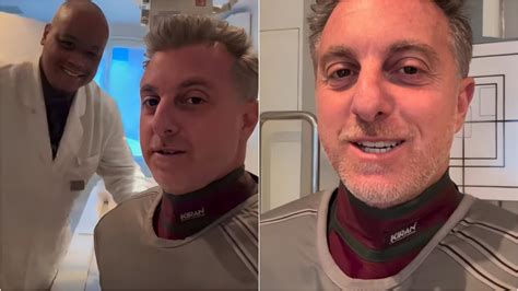 Luciano Huck cai de escada durante férias e vai parar no hospital