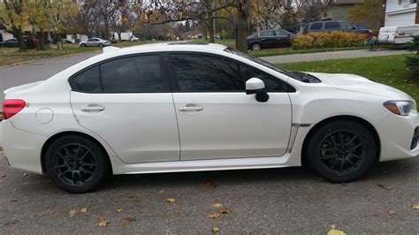 Winter Rims And Tires Are Installed Comonn Snow Subaru