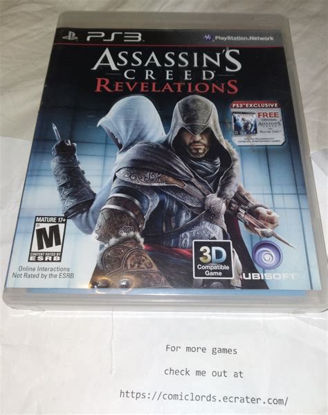 Assassin S Creed Revelations Sony Playstation 3 2011 Ps3