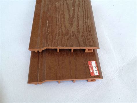 Anti Rot Wood Plastic Composite Exterior Wall Cladding Embossed