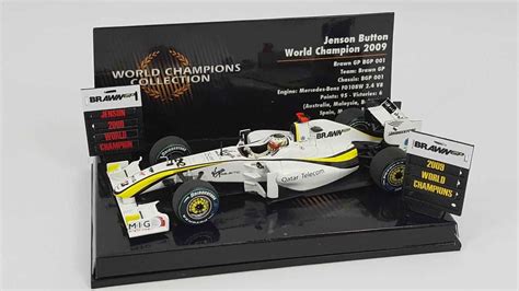 Minichamps 436090022 143 2009 Brawn Bgp001 Jenson Button World