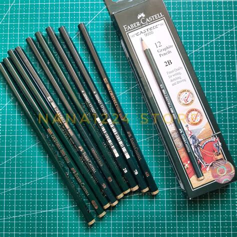 Jual PENSIL FABER CASTELL HB B 2B 3B 4B 5B 6B 7B 8B SATUAN Shopee