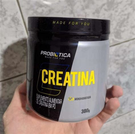 Creatina Monohidratada Pura 300g Probiótica Probiótica Aqui Tem