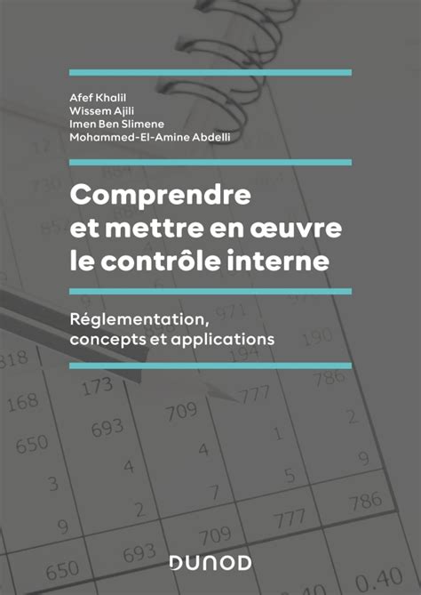 Comprendre Et Mettre En Oeuvre Le Contr Le Interne Hachette Fr