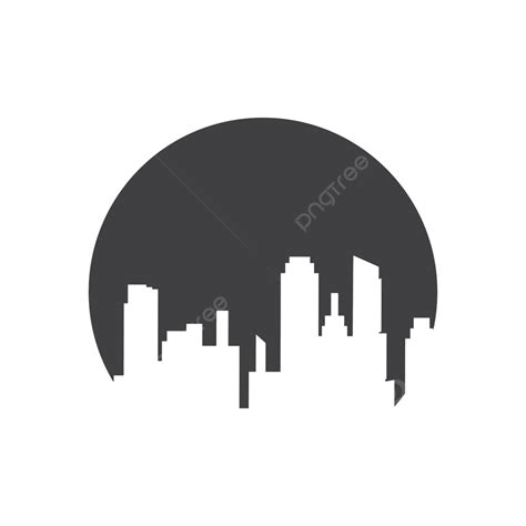 Ciudad Horizonte Fondo Vector Horizonte Línea Ciudad Vector PNG