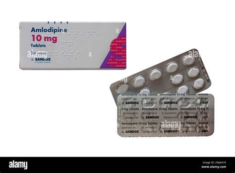 Packet Of Amlodipine Tablets Pack Of 28 Tablets 10 Mg With Blister