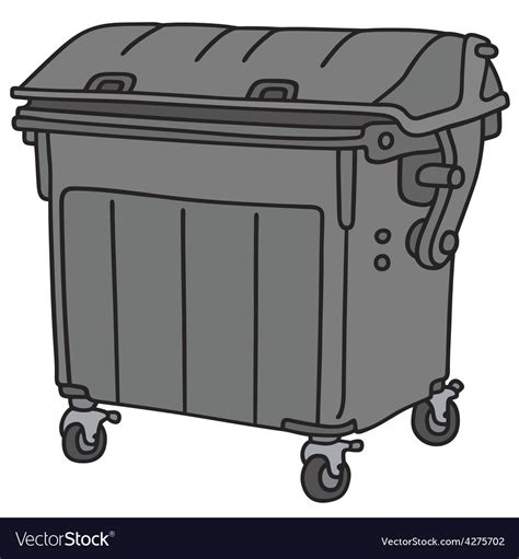 Garbage Container Royalty Free Vector Image Vectorstock