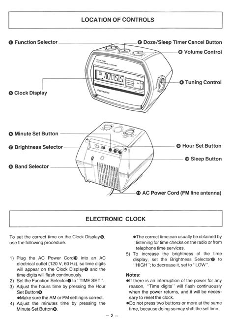 Panasonic Rc 55 Clock Radio Tear Down And 24 Hour Modification