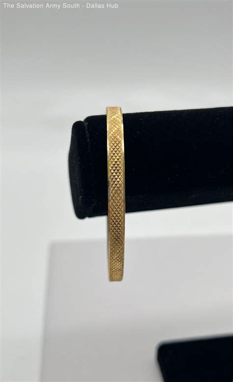 Solid 14kt Gold Bangle Bracelet 9 28g 14k Gold Ebay