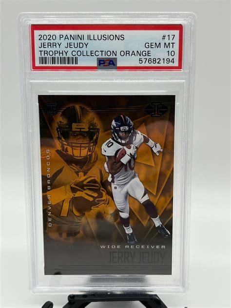 Illusions Orange Trophy Collection Jerry Jeudy Broncos Rookie