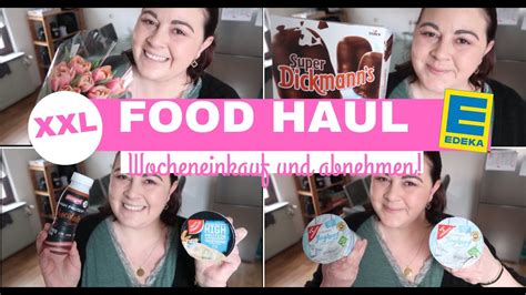 Xxl Food Haul Wocheneinkauf Edeka Fr Ulein Jasmin Youtube