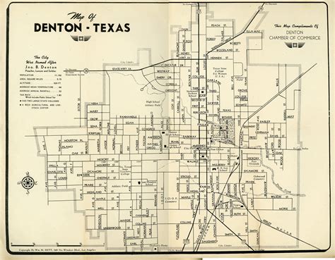 Denton County Texas Map | Map Of West