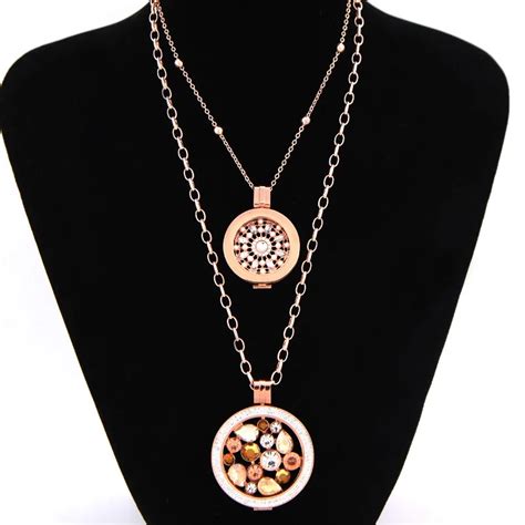 Vinnie Design Jewelry Stainless Steel Crystal Pendant Necklace With