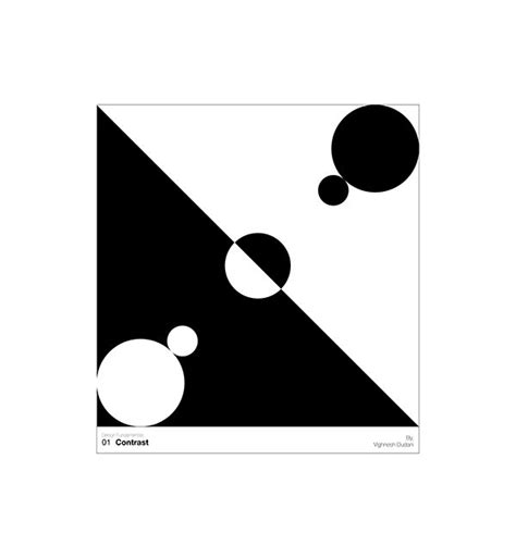 Design Fundamentals - Vighnesh Dudani | Principles of design contrast ...