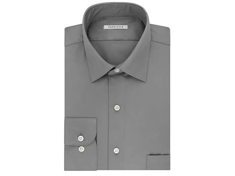 Van Heusen Mens Big Fit Dress Shirts Lux Sateen Stretch Solid Big And Tall At Amazon Mens